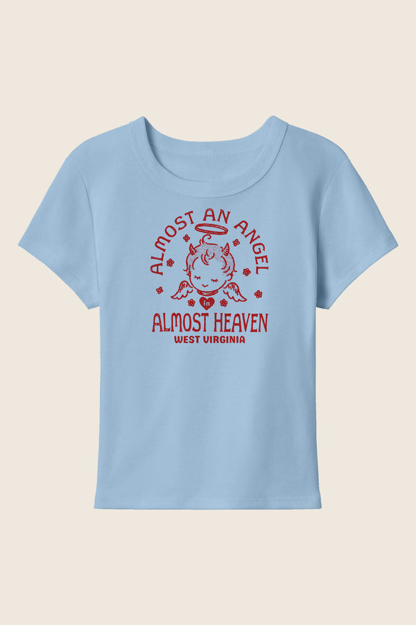 Almost an Angel Babydoll Tee - Kin Ship Goods
