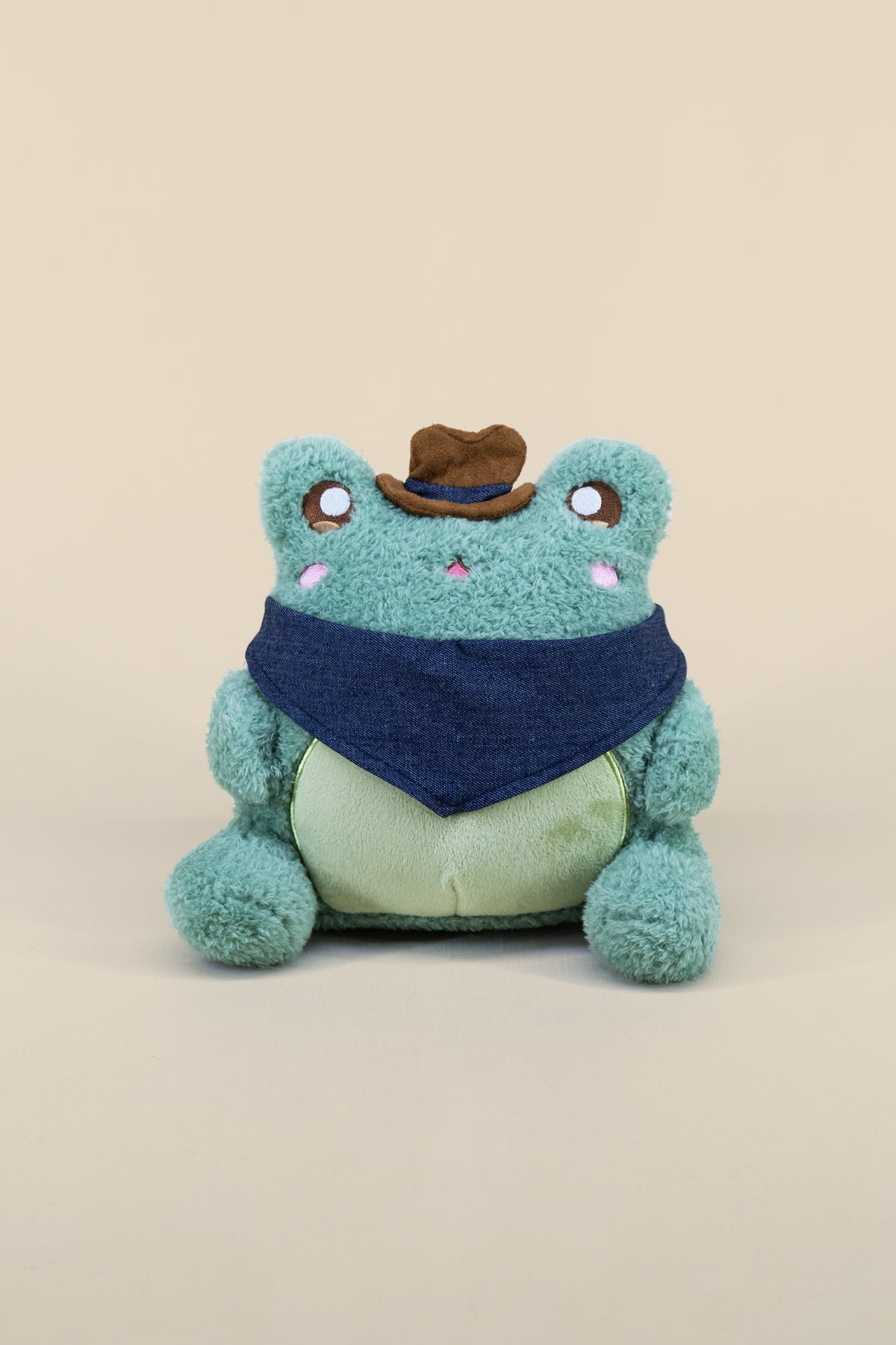 cowboy frog plush