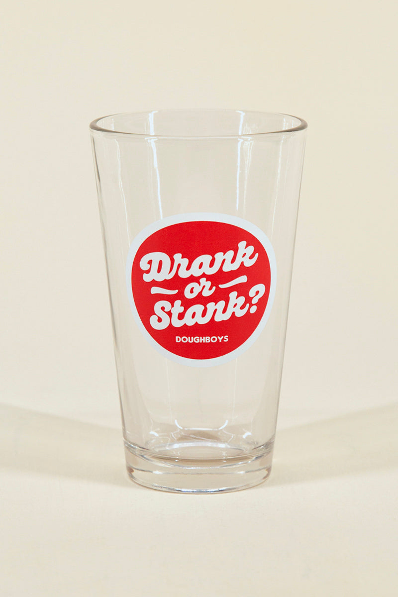 doughboys: drank or stank pint glass