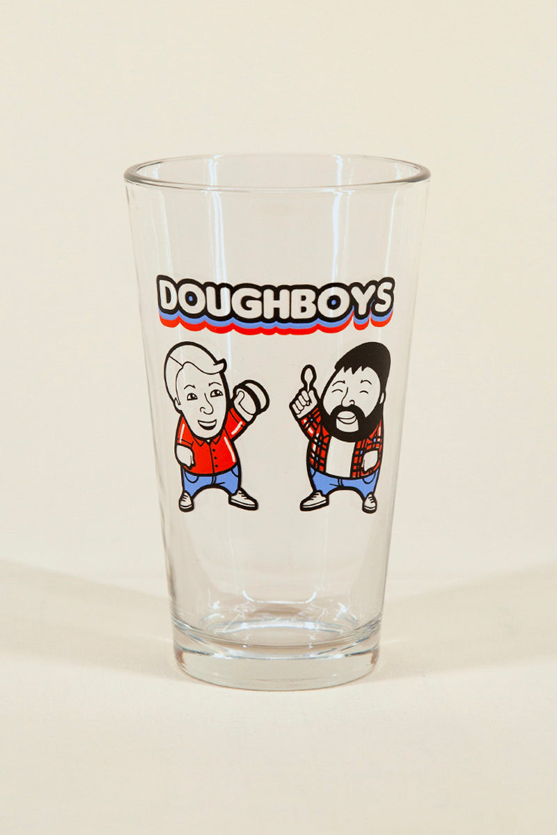 doughboys: logo pint glass