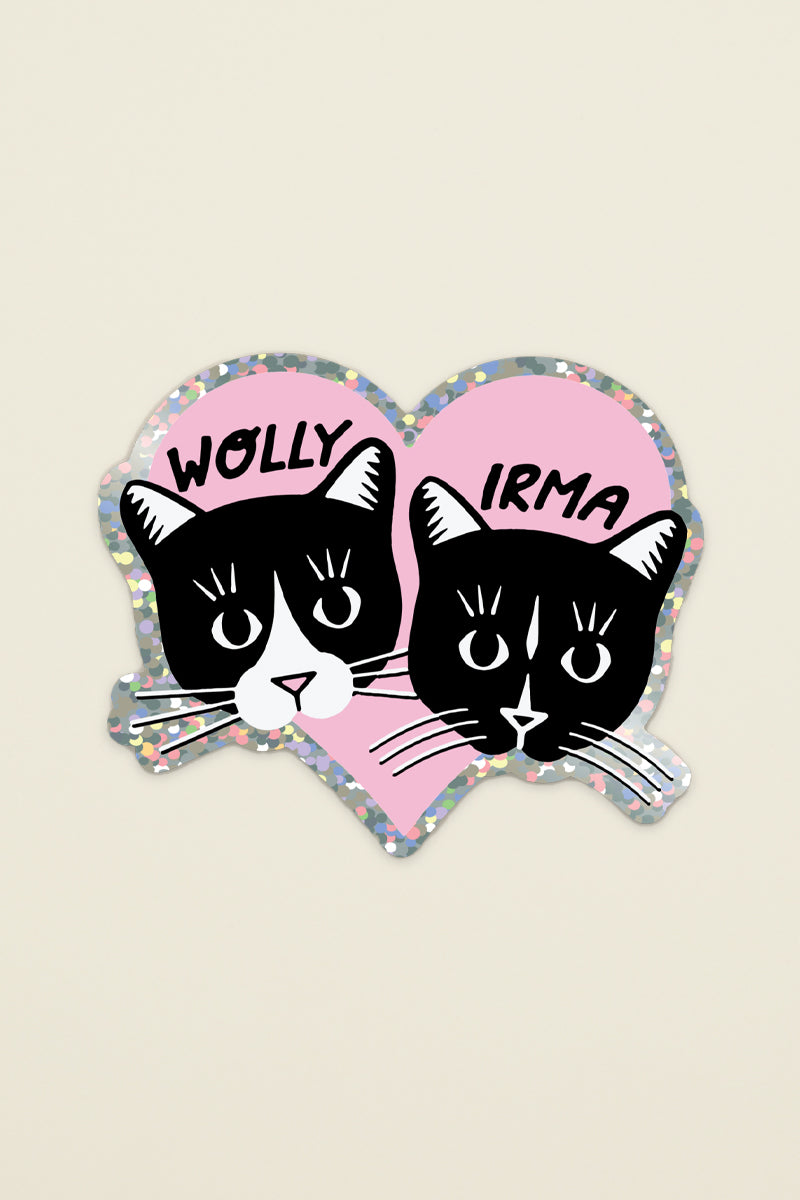 doughboys: wolly &amp; irma sticker