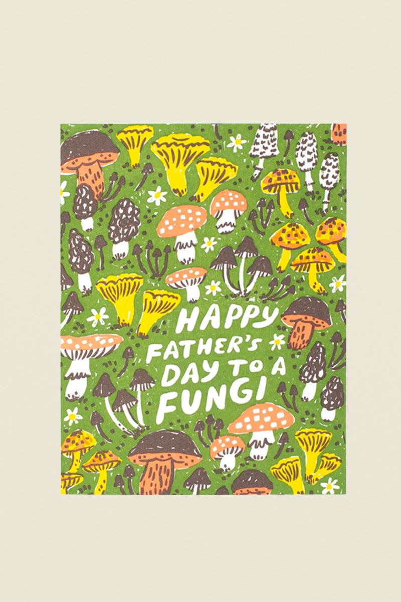 fungi father&#39;s day card