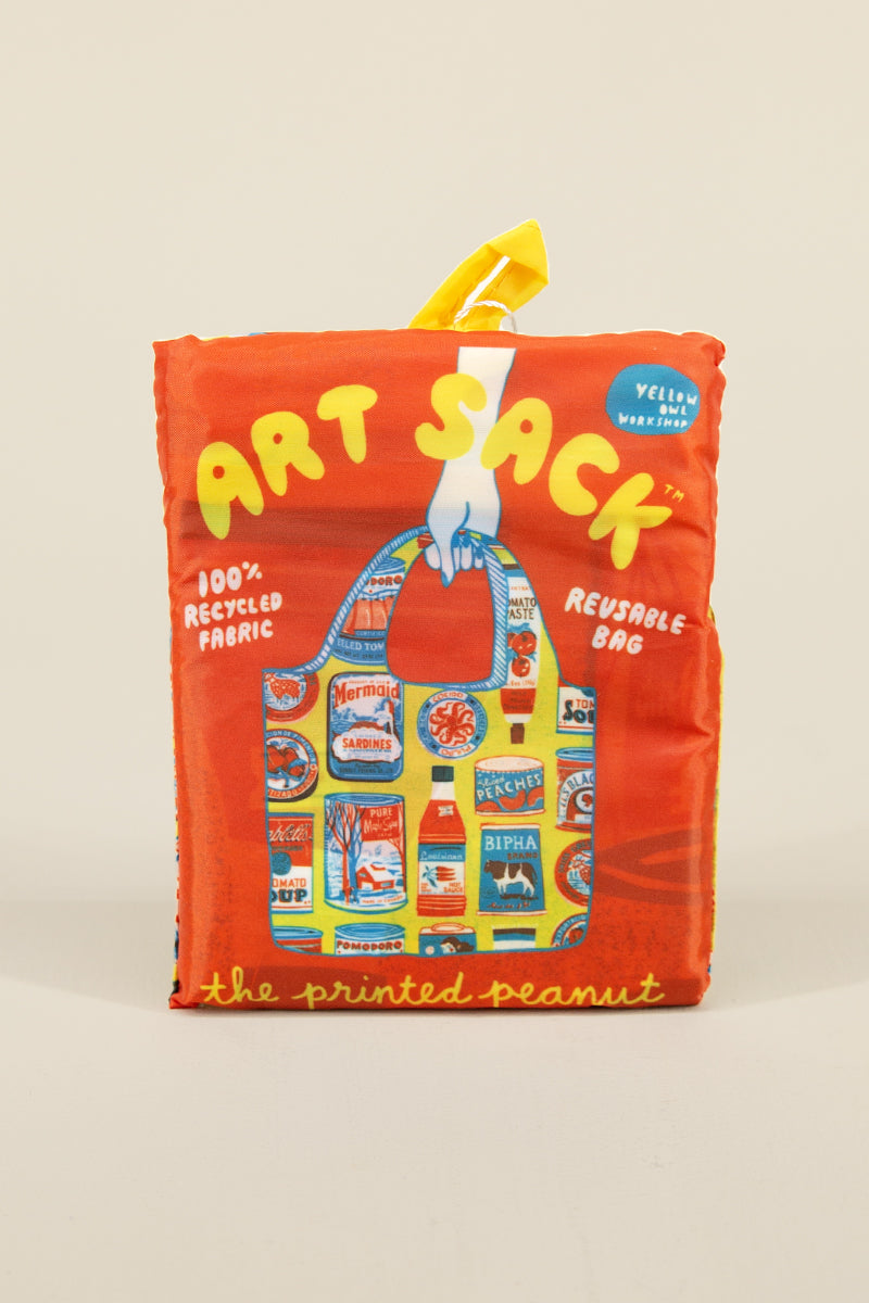 food tins art sack