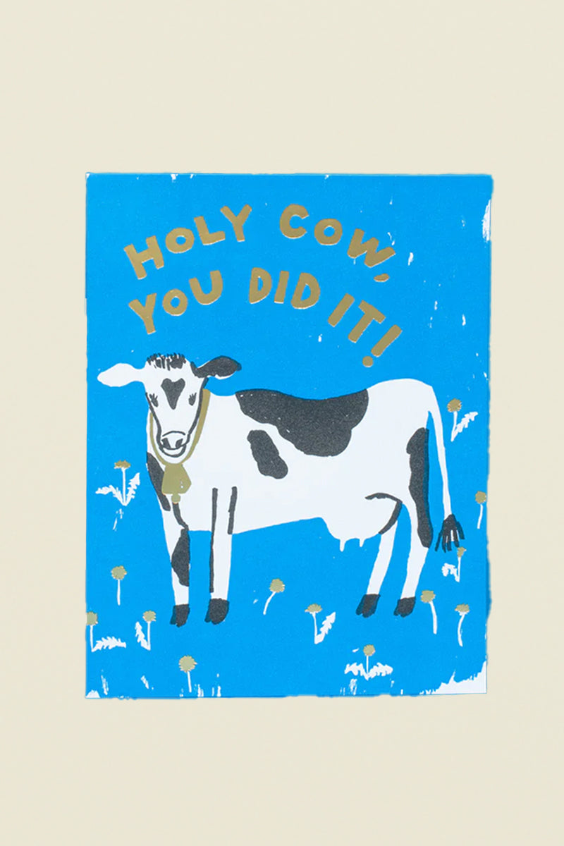 holy cow, you did it card