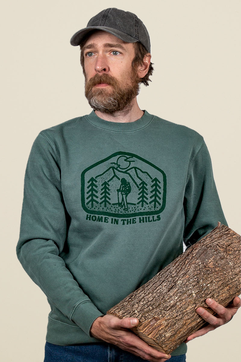 home in the hills sweatshirt, final sale