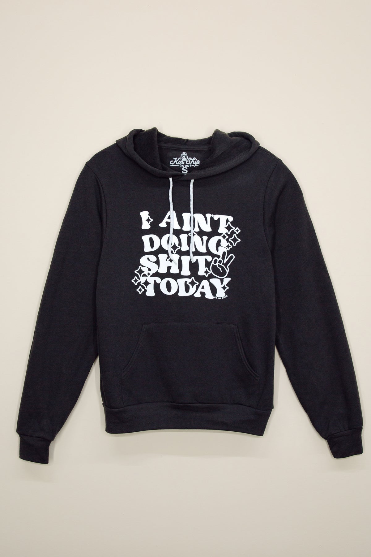 ain&#39;t doing shit pullover hoodie, final sale