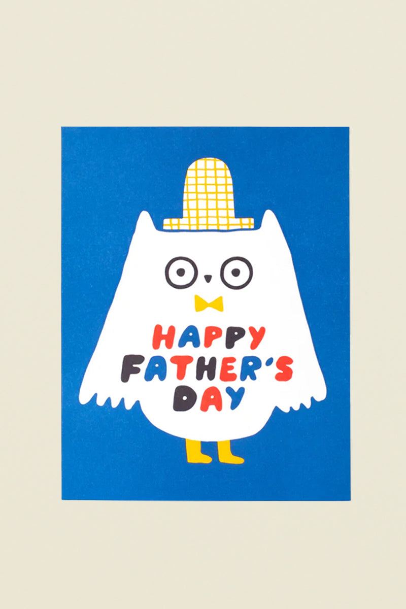 owl father&#39;s day card