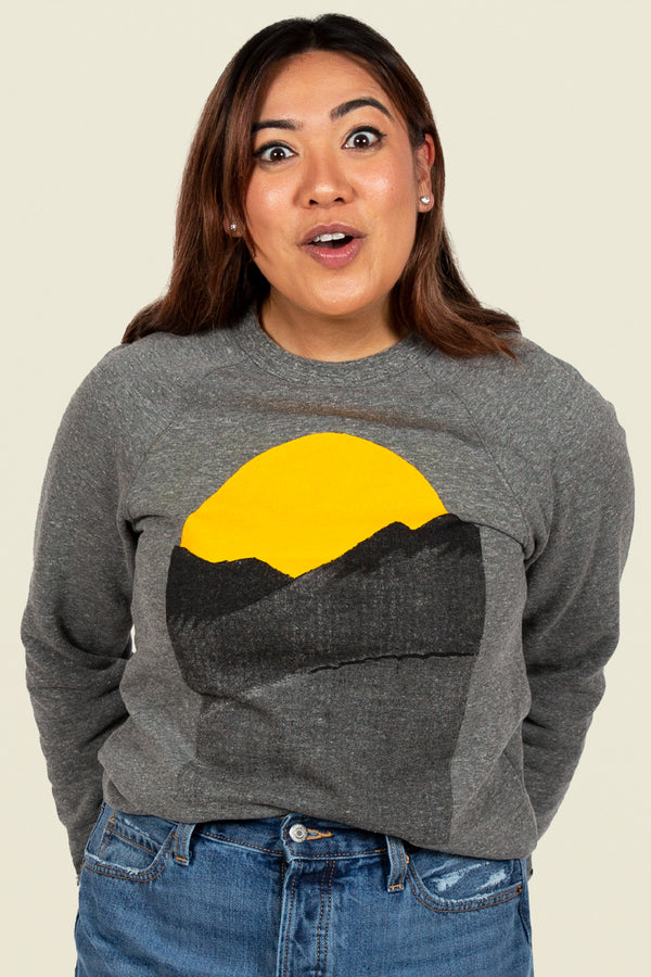 good morning sweatshirt Kin Ship Goods