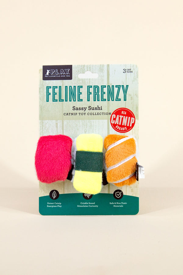 P.L.A.Y. Feline Frenzy Cat Toy - Sassy Sushi