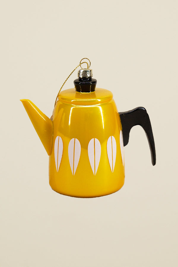 mid century coffee pot ornament Kin Ship Goods