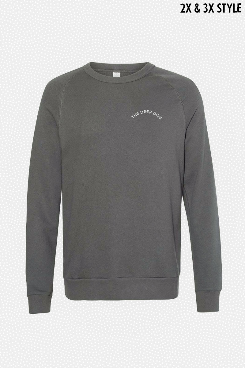 the deep dive: french terry sweatshirt