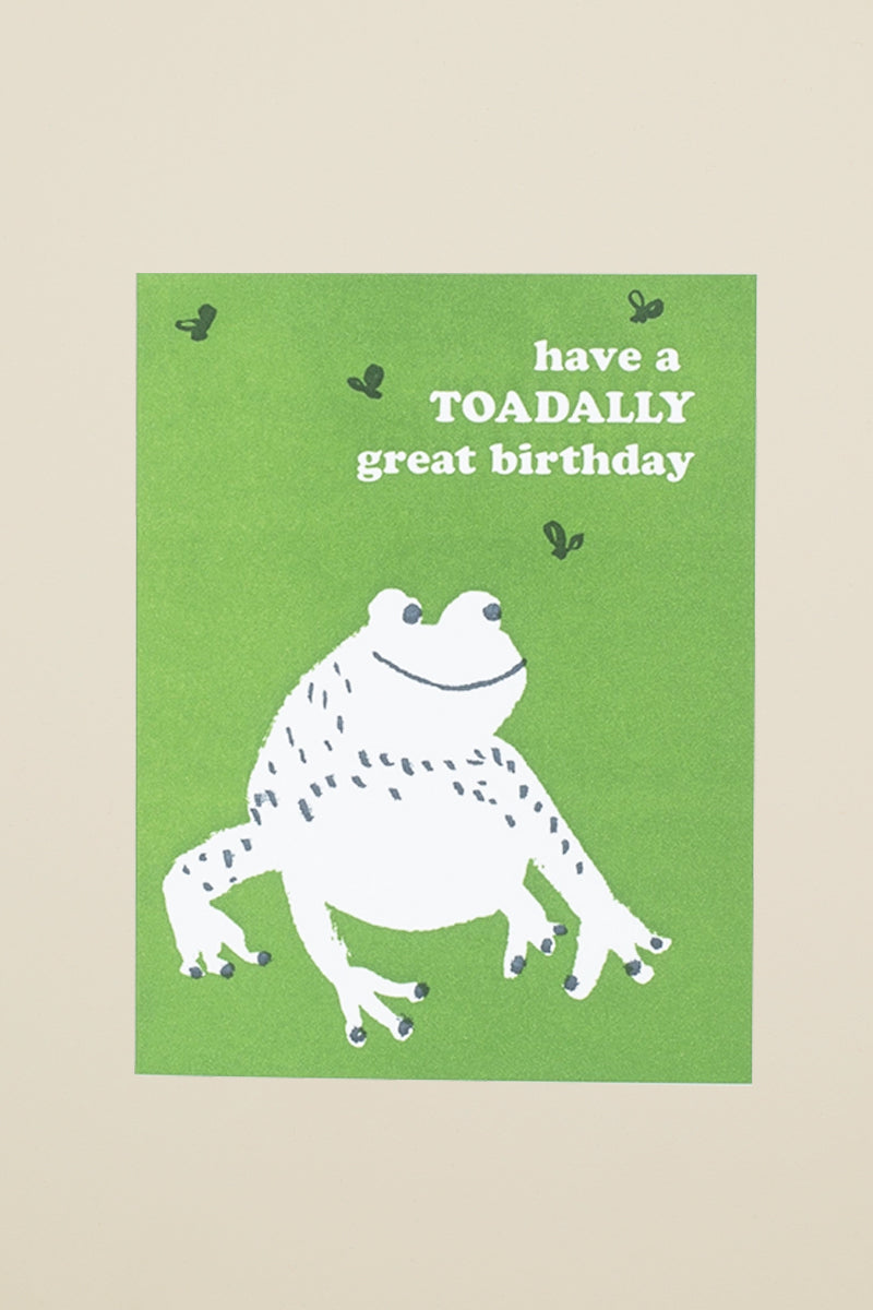 toad birthday card