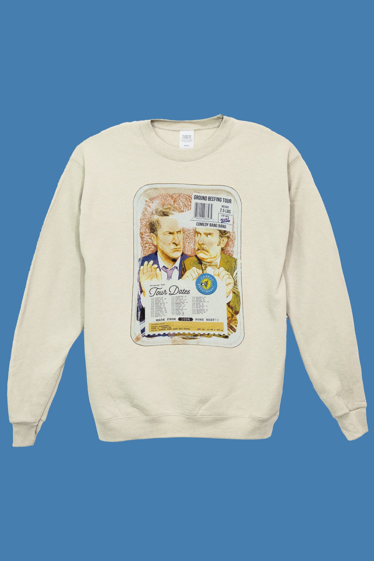 Comedy Bang! Bang!: Ground Beefing Tour Sweatshirt (Extra Dates)