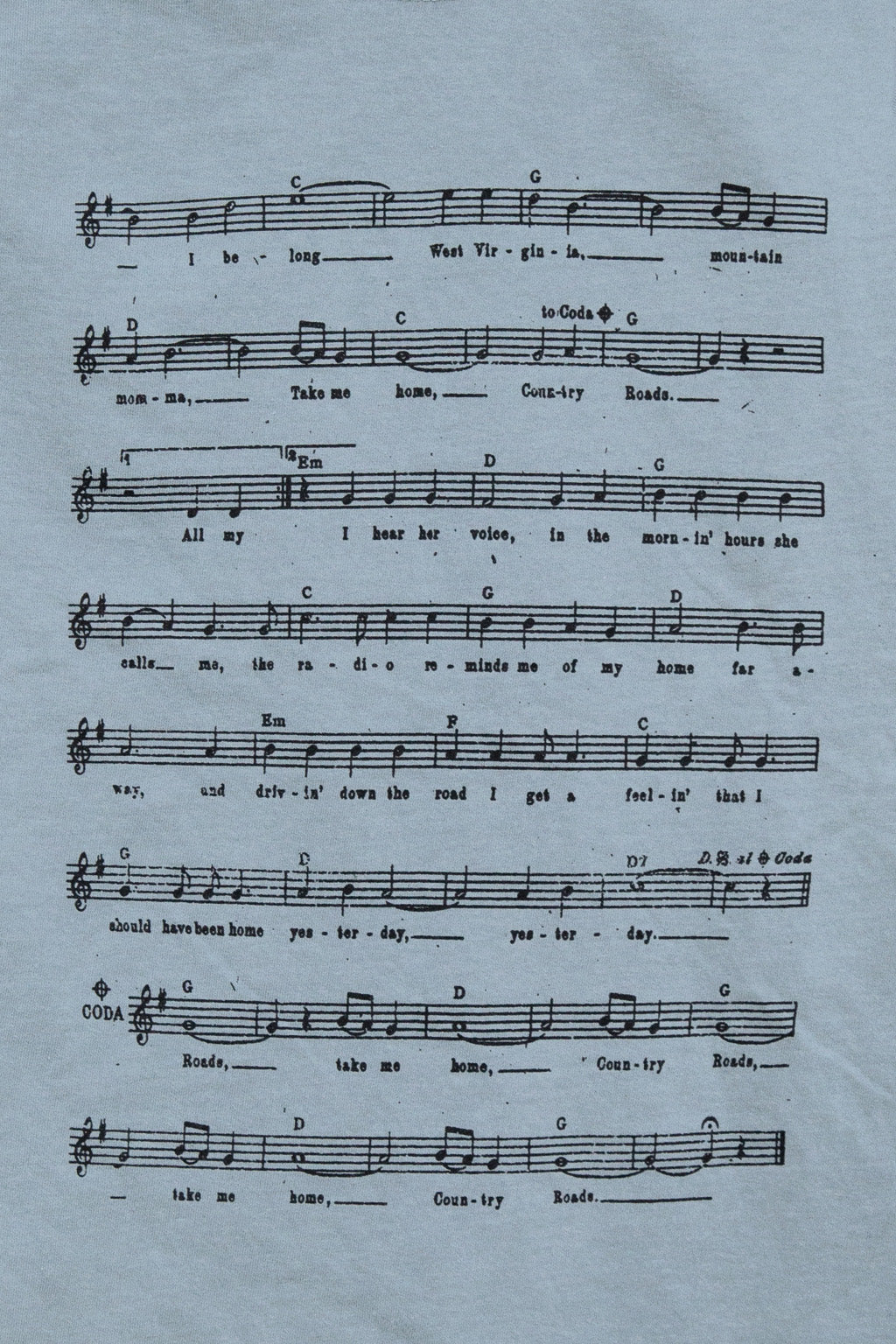 Country Roads Long Sleeve Tee