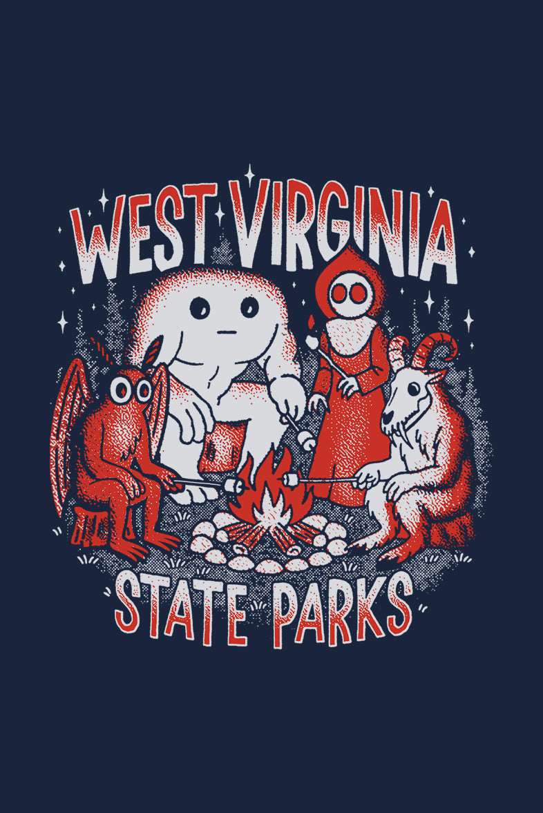 WV State Parks: Cryptid Campfire Tee