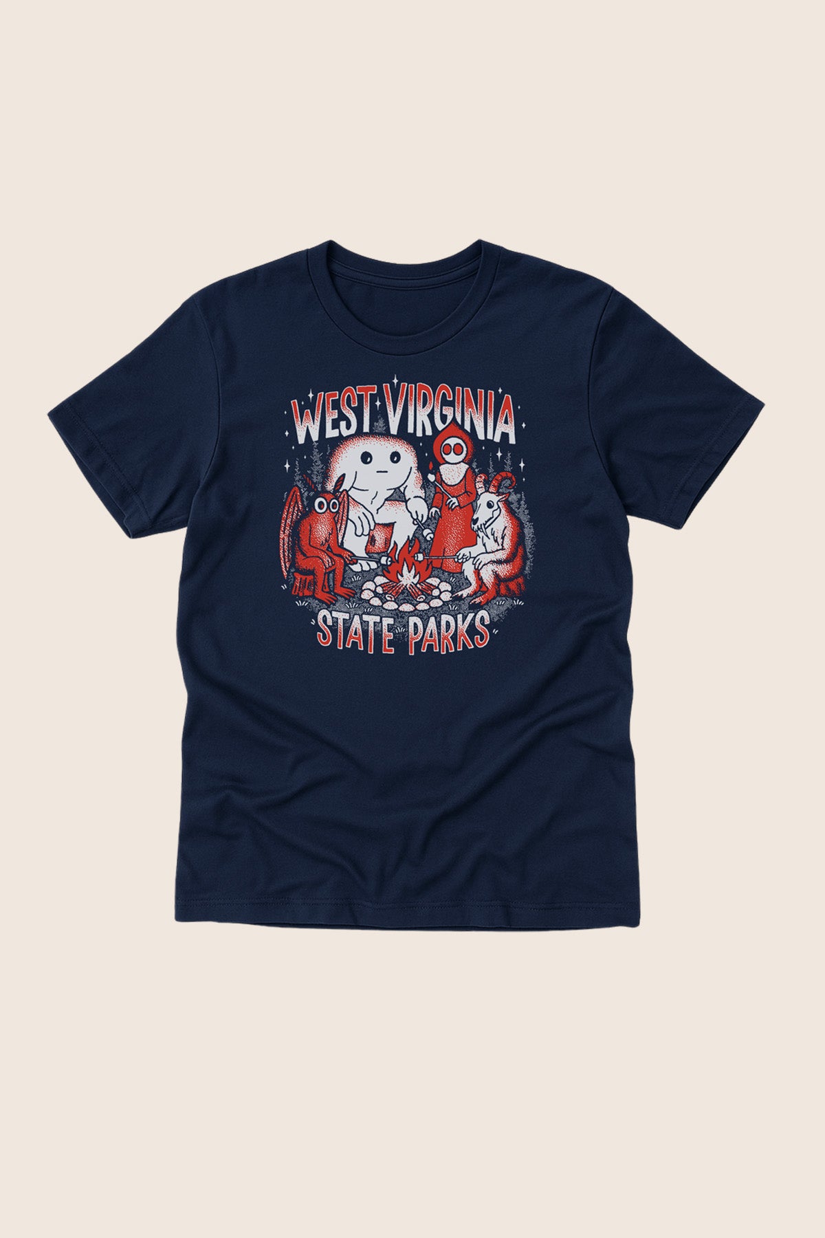 WV State Parks: Cryptid Campfire Tee