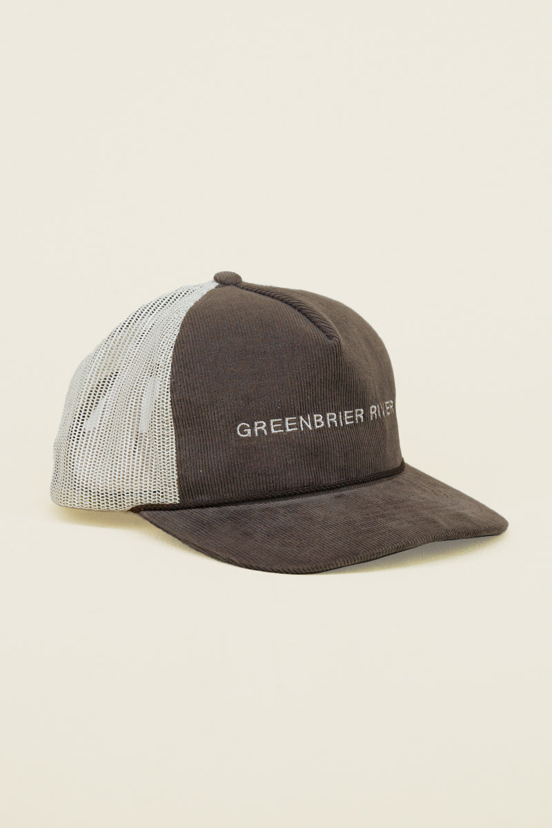 Greenbrier River Corduroy Trucker Hat