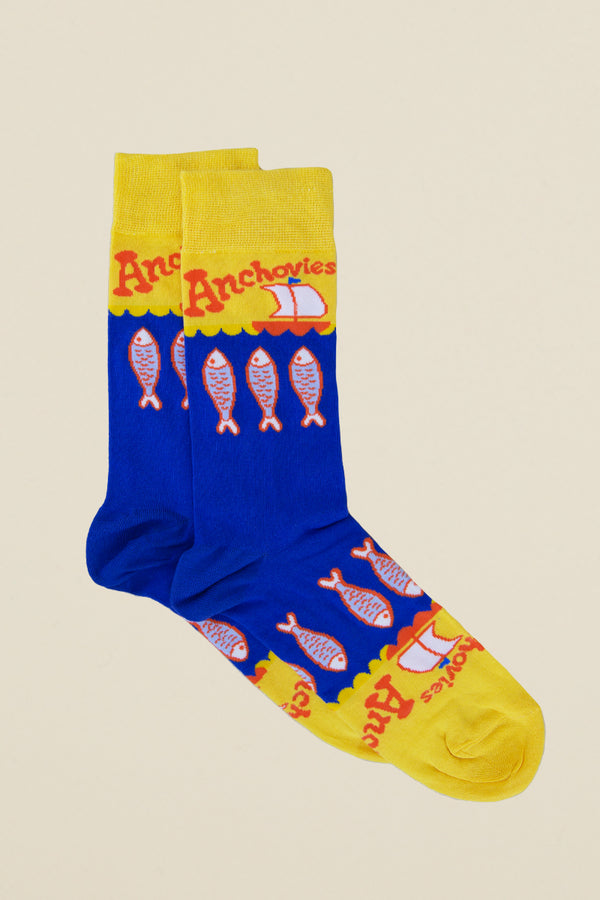 Mens Anchovies Socks - Kin Ship Goods