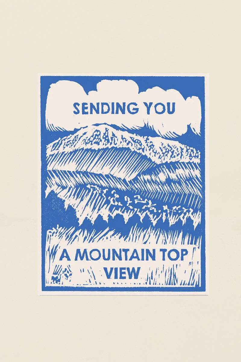 Mountain Top View Card