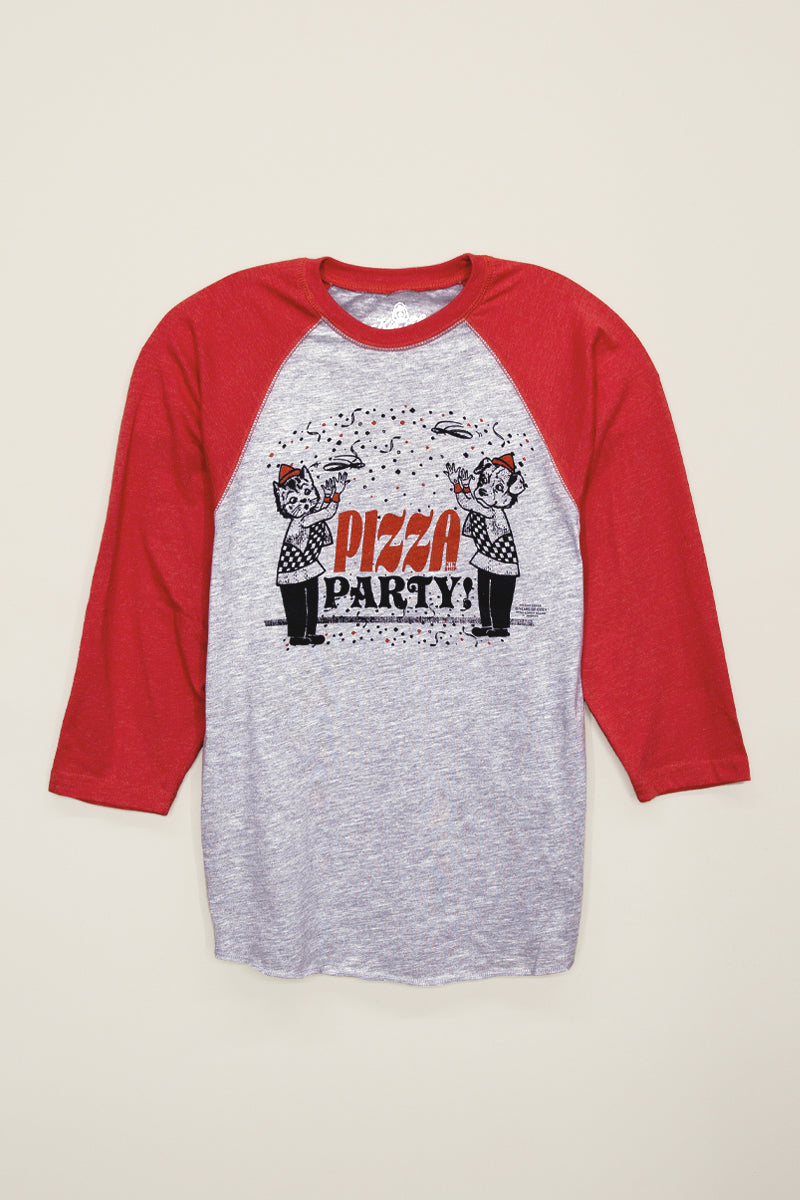 KSG10: Pizza Party Baseball Tee