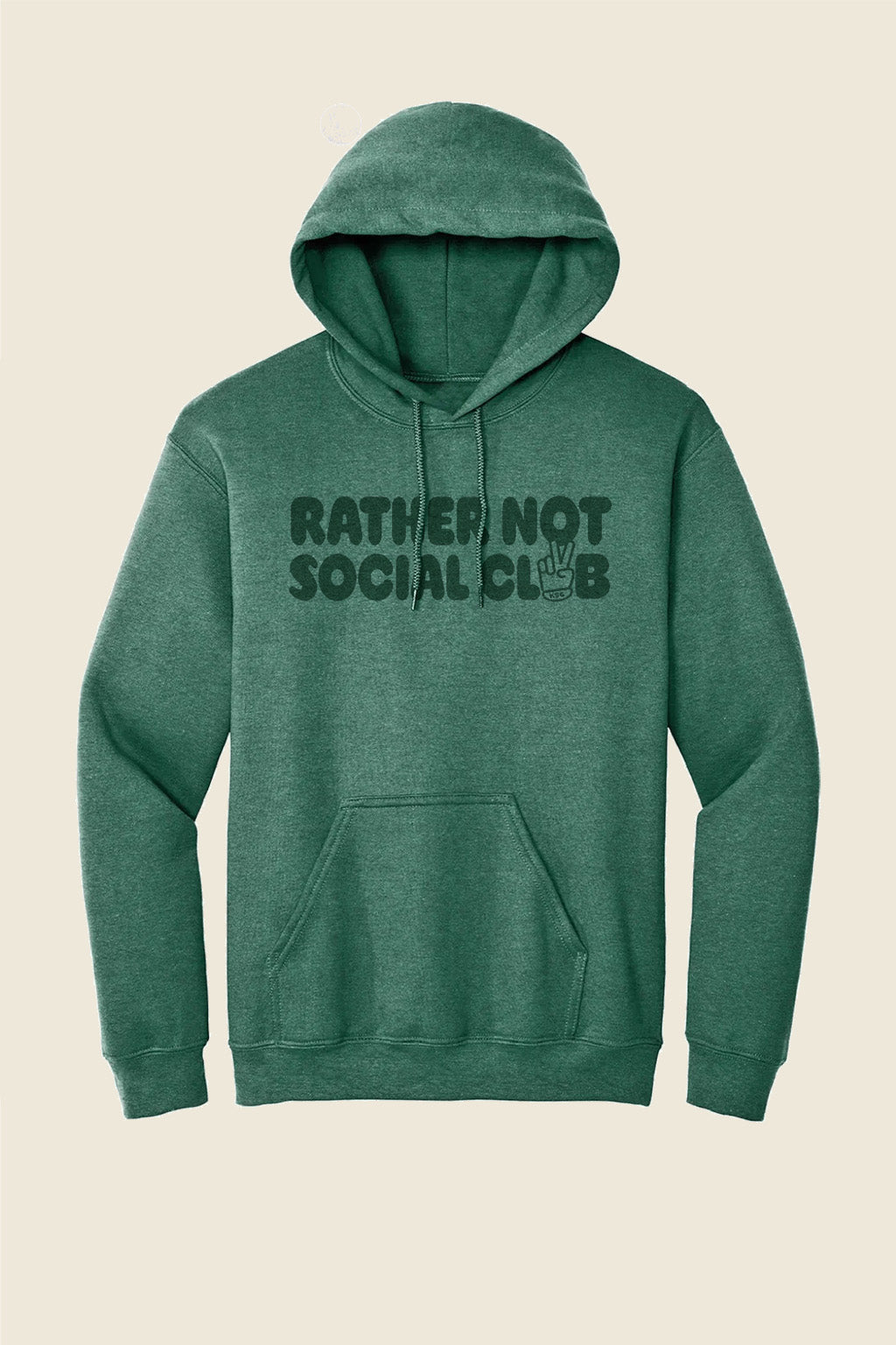 Rather Not Social Club Pullover Hoodie