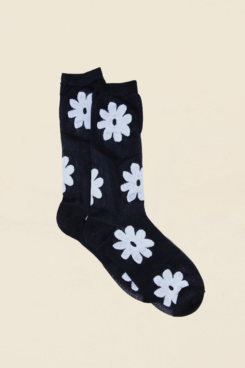 vintage daisy flower socks women&#39;s kin ship goods