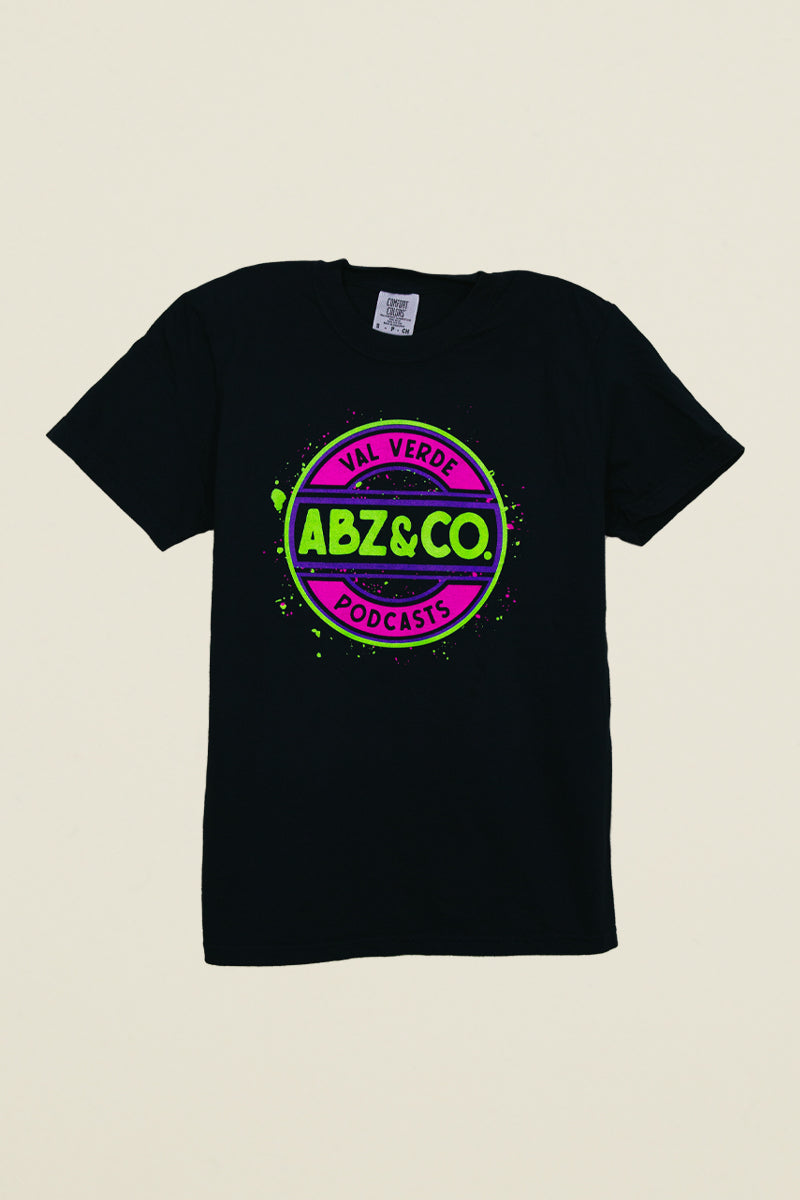 Kin Ship Goods Val Verde Action Boyz T-shirt inspired by 80s action movies and the Action Boyz podcast