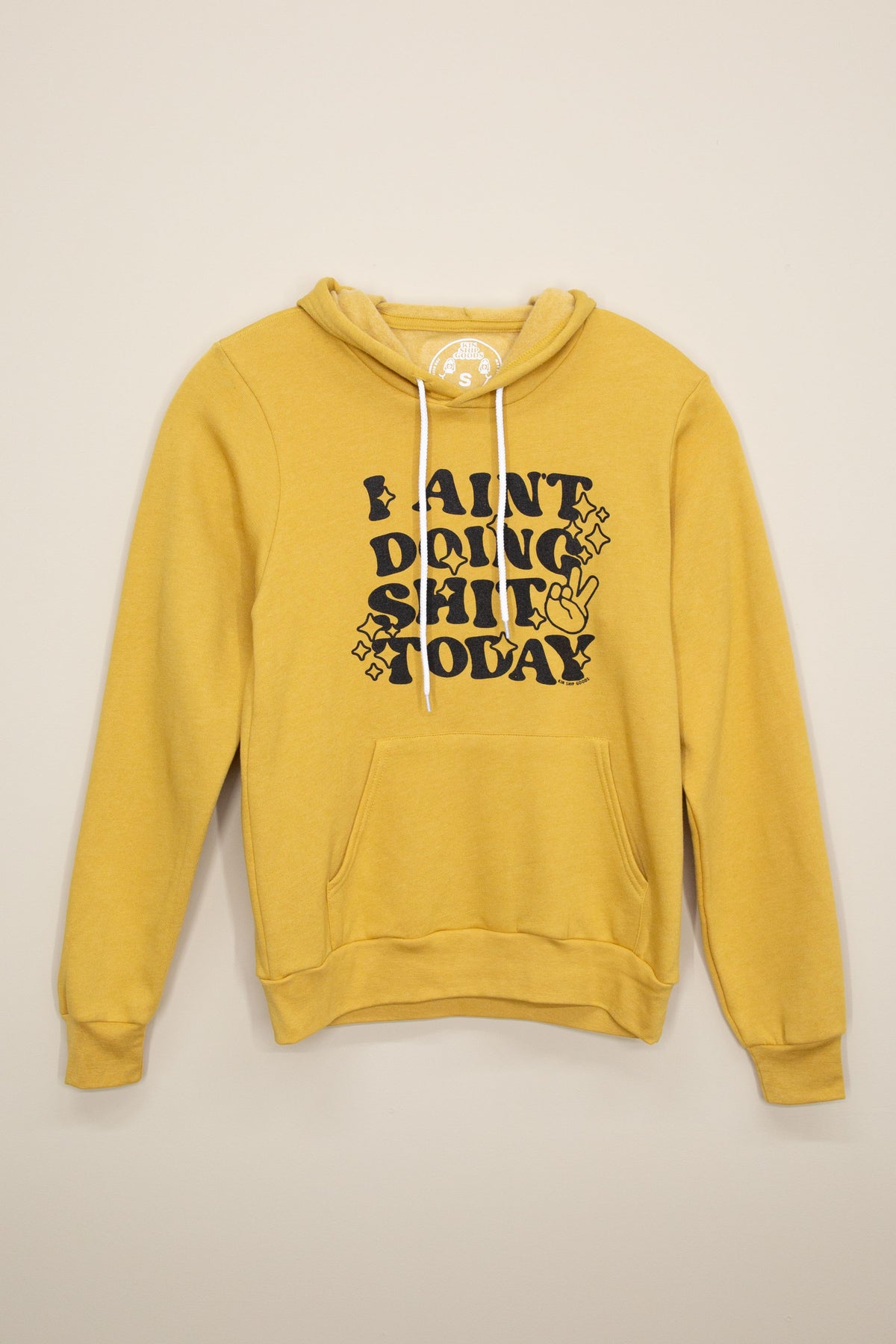 ain&#39;t doing shit pullover hoodie, final sale