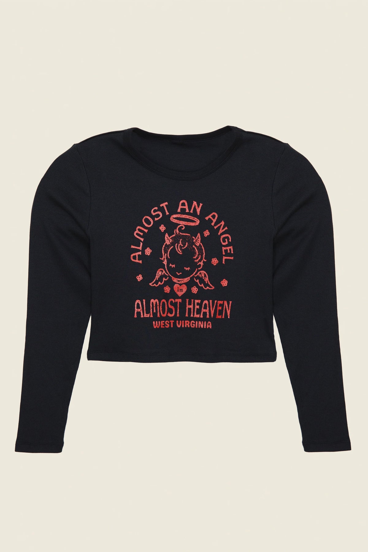 Almost an Angel Long Sleeve Babydoll Tee