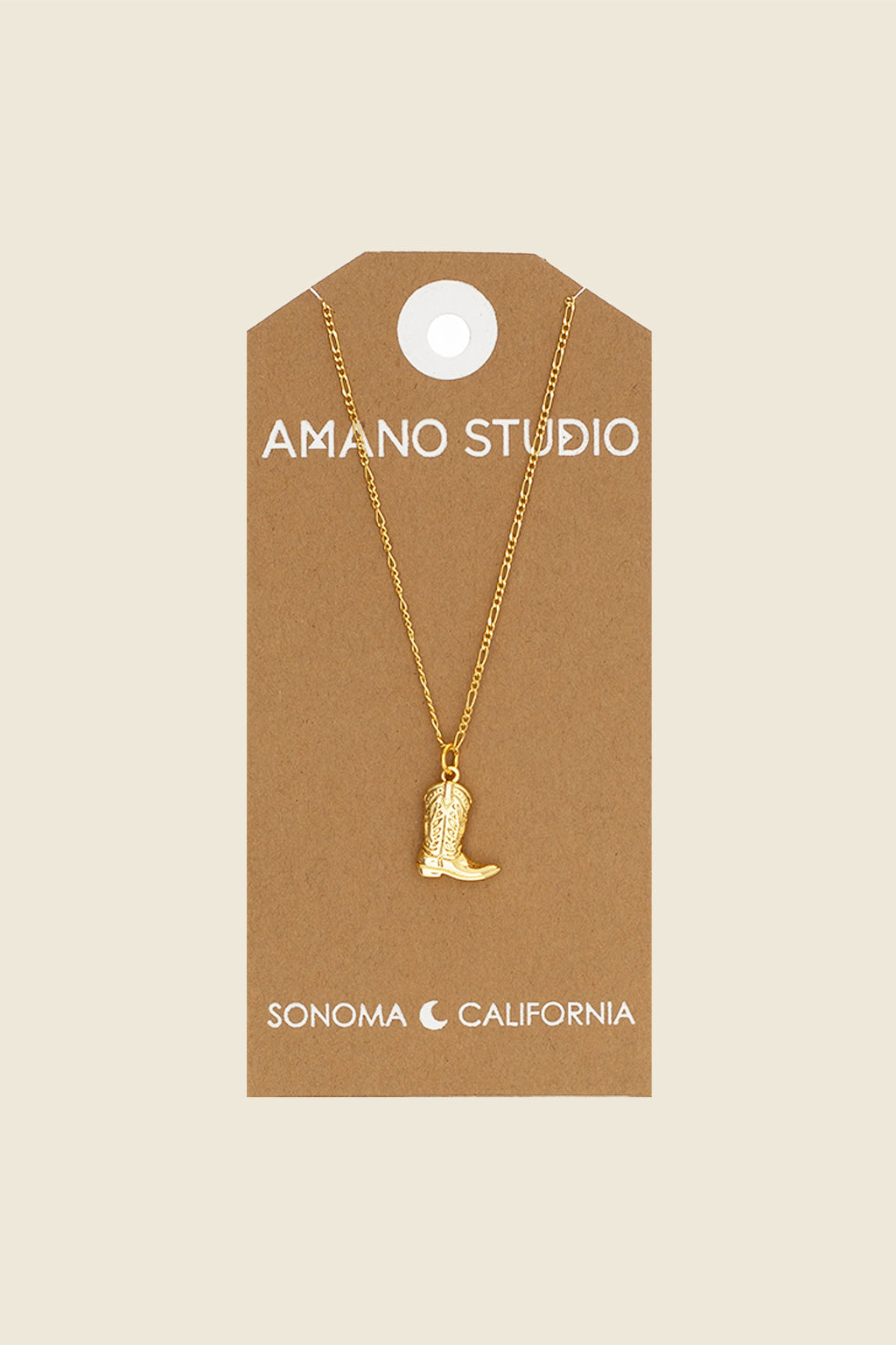 Cowboy Boot Necklace