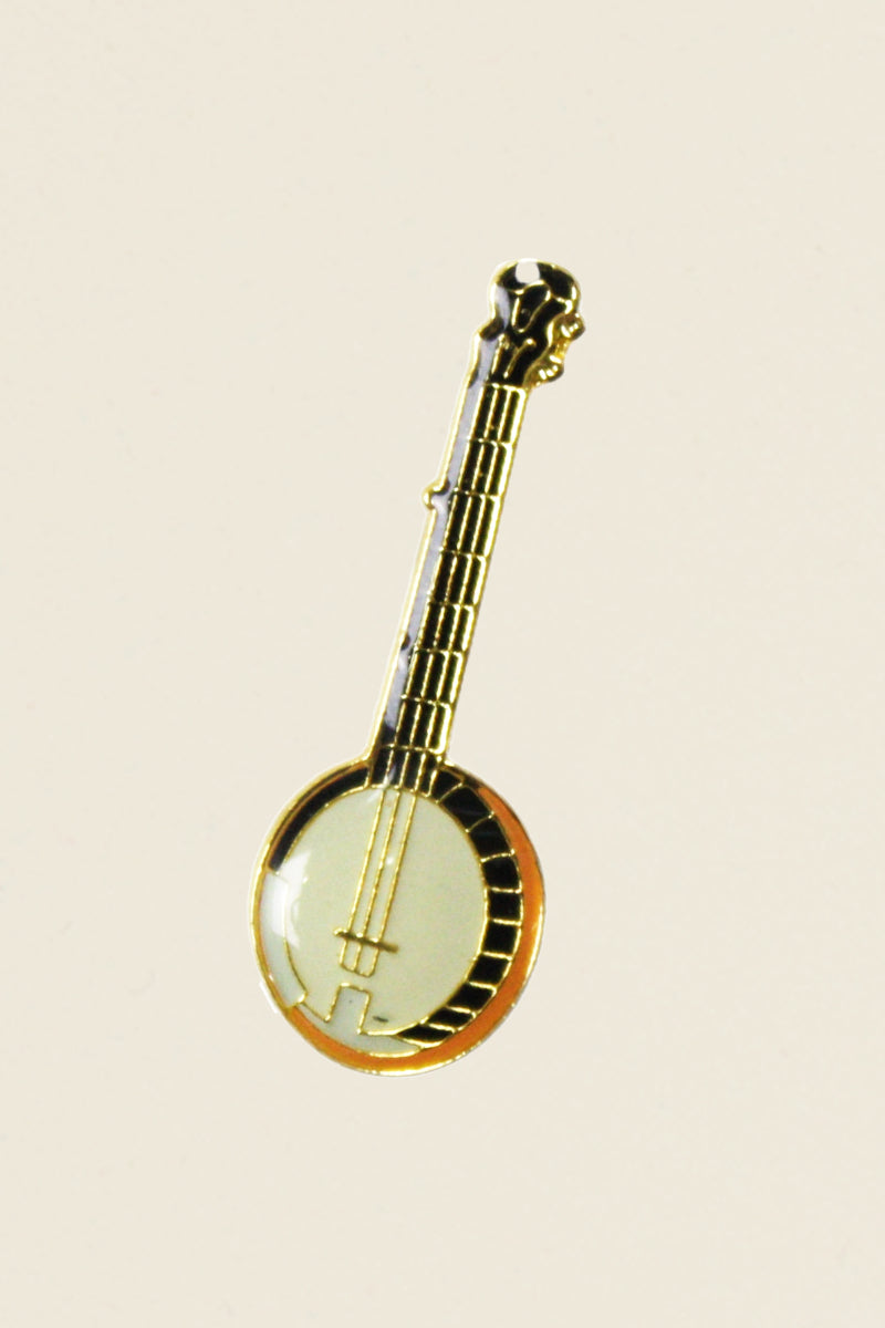 Banjo Enamel Pin