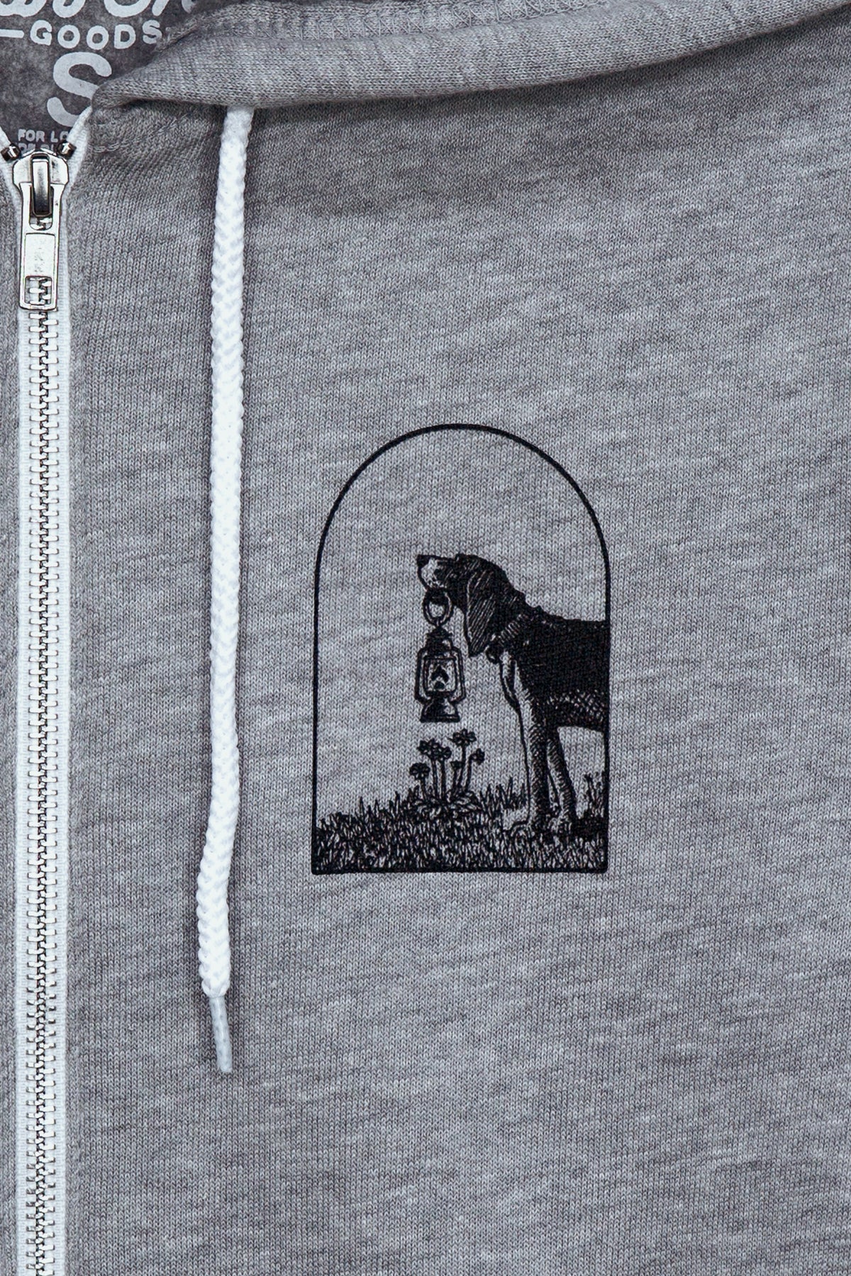 beagle zip hoodie