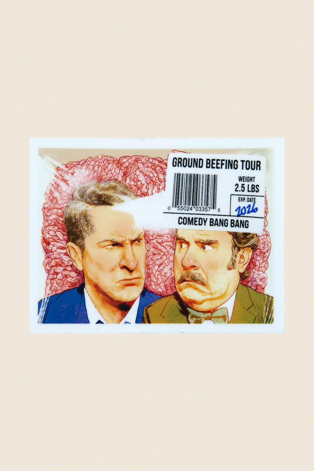 Comedy Bang! Bang!: Ground Beefing Tour Sticker