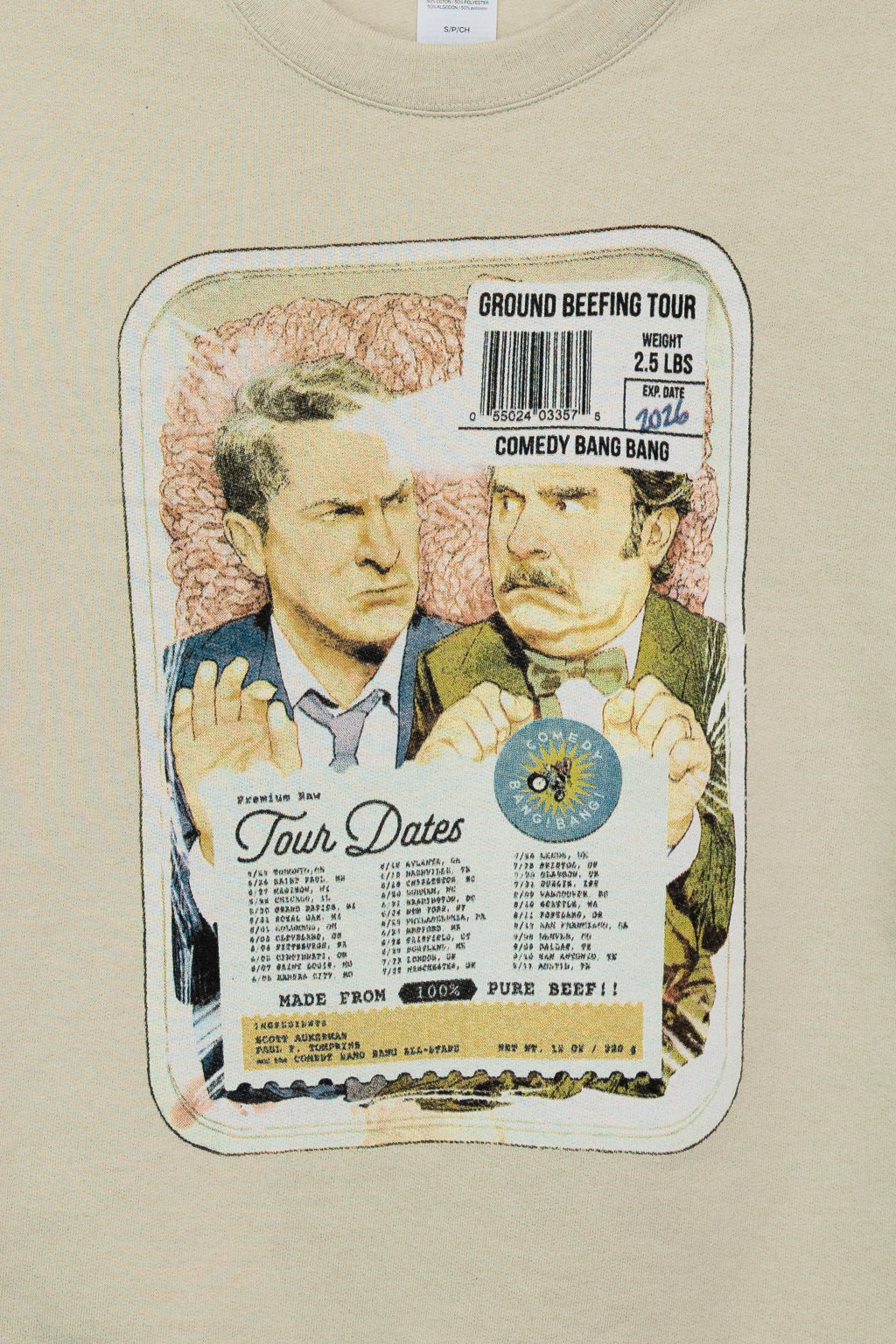 Comedy Bang! Bang!: Ground Beefing Tour Sweatshirt