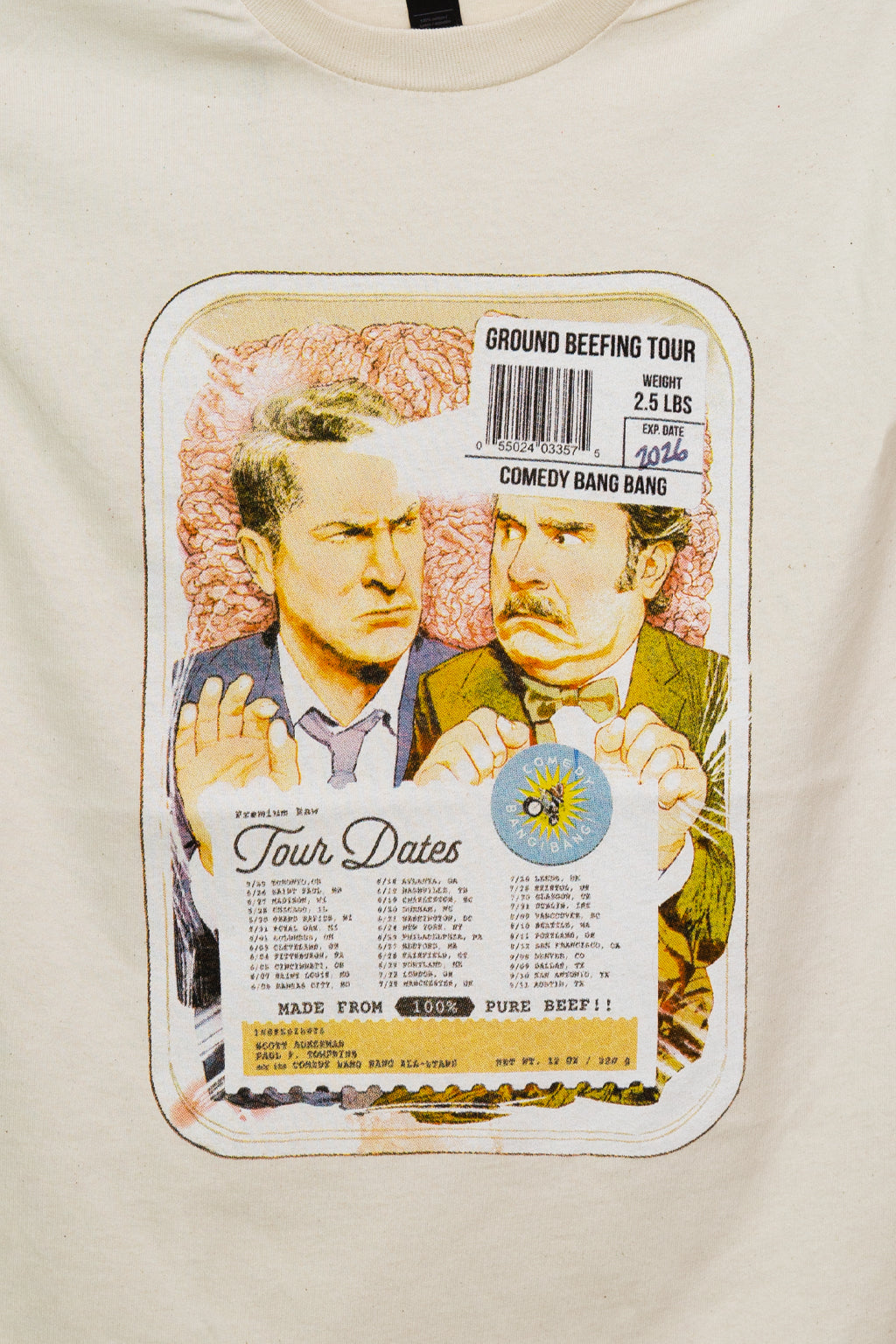 Comedy Bang! Bang!: Ground Beefing Tour Tee