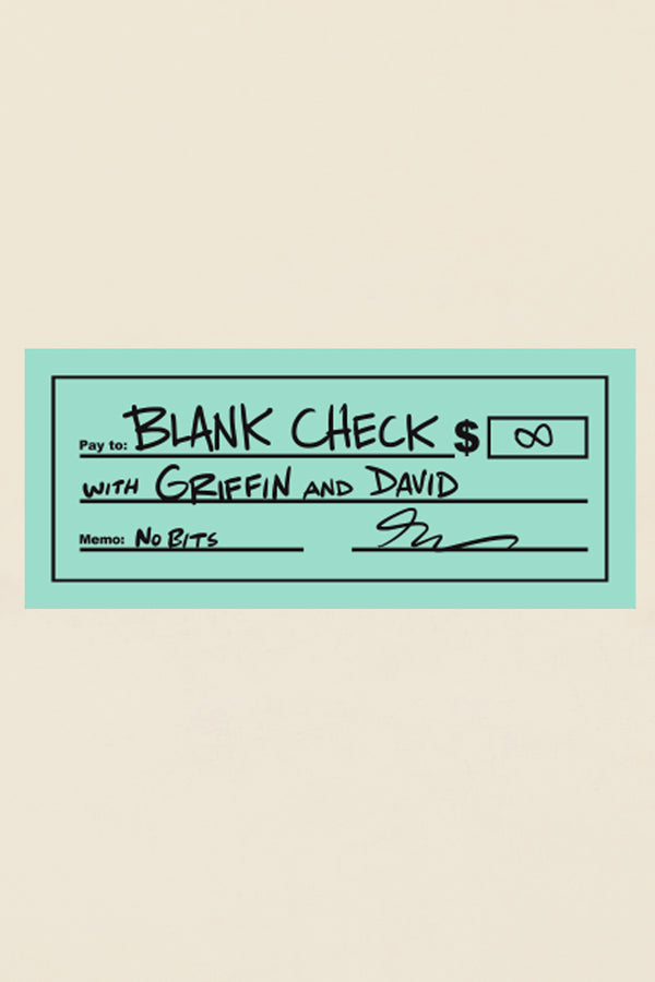 Blank Check: Check Sticker | Kin Ship Goods