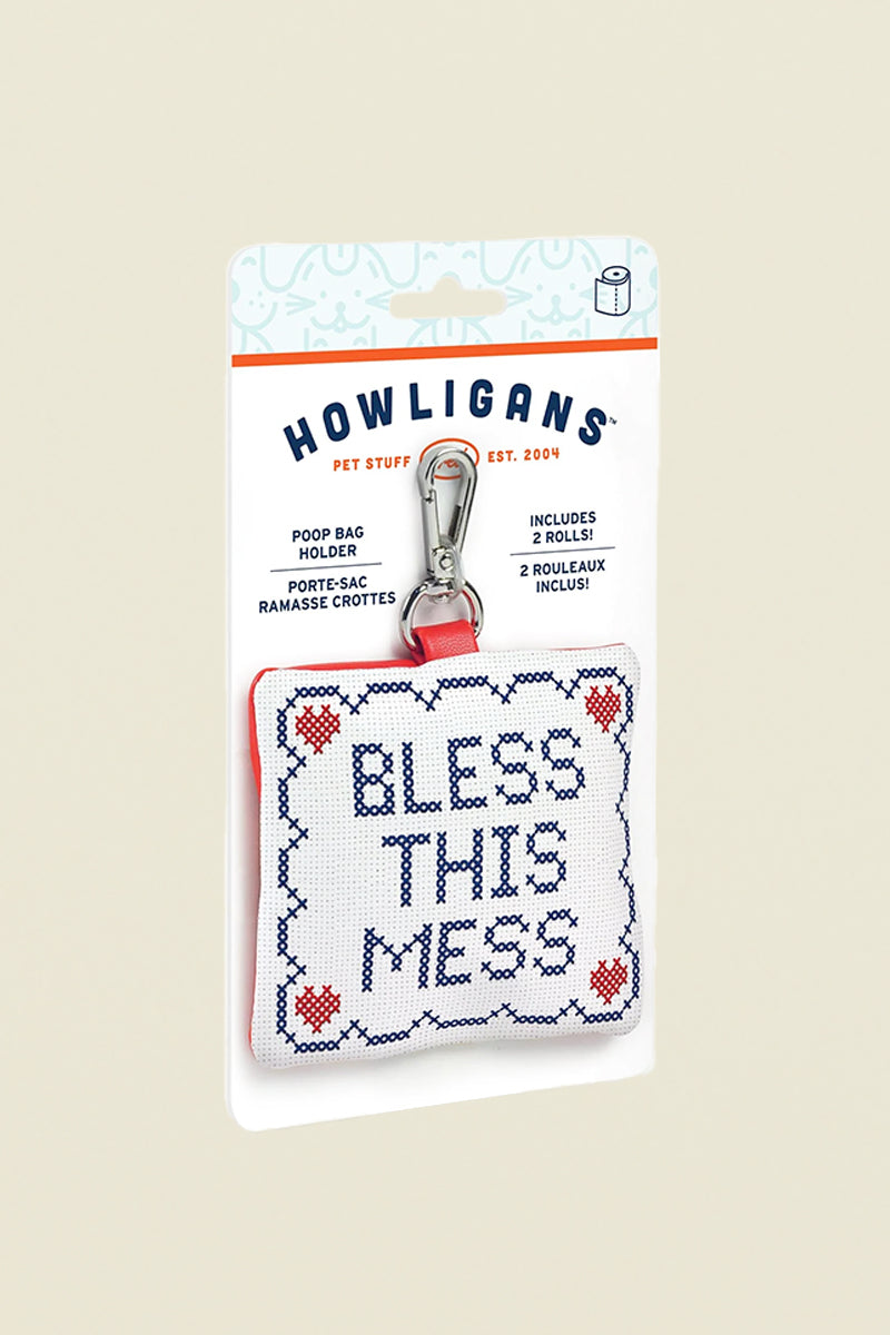 bless this mess poop bag holder