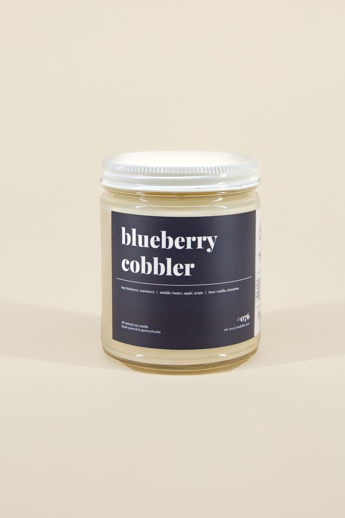blueberry cobbler candle