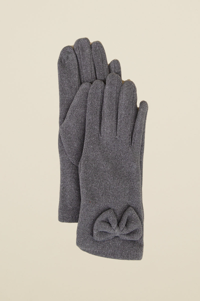 bow touchscreen gloves