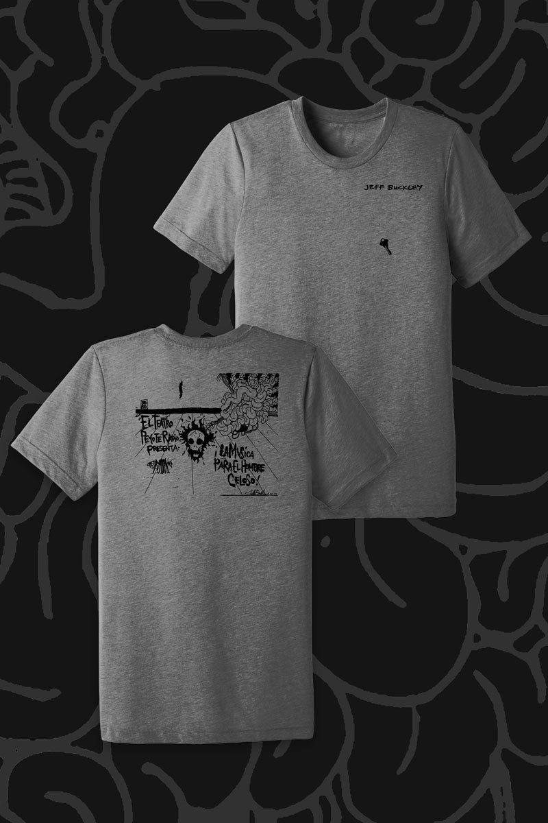 Jeff Buckley: Peyote Radio Theater Tee, Grey