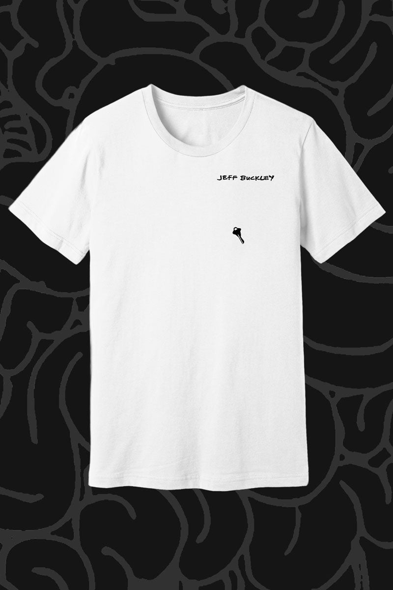 Kin Ship Goods Jeff Buckley Peyote Radio Theater white t-shirt reissue with original artwork, limited edition