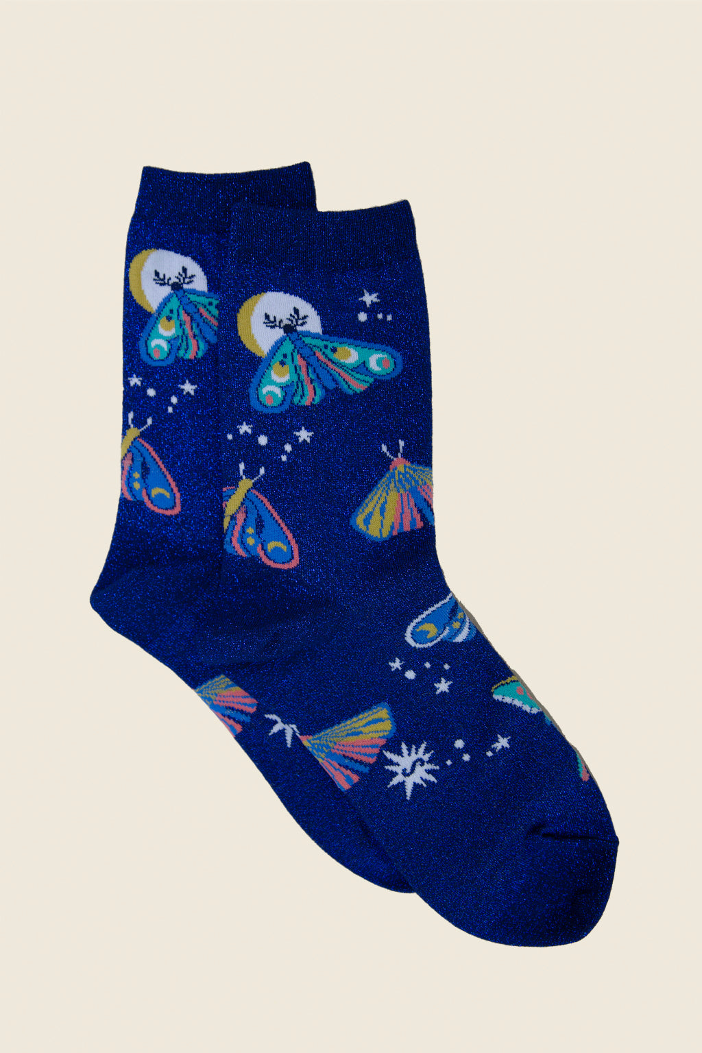 Moonlit Moth Socks