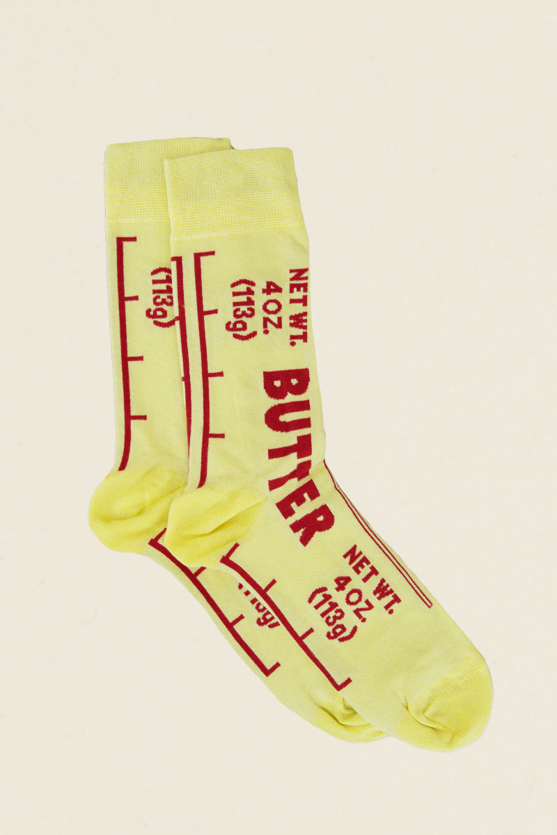 stick of butter socks mens kin ship goods