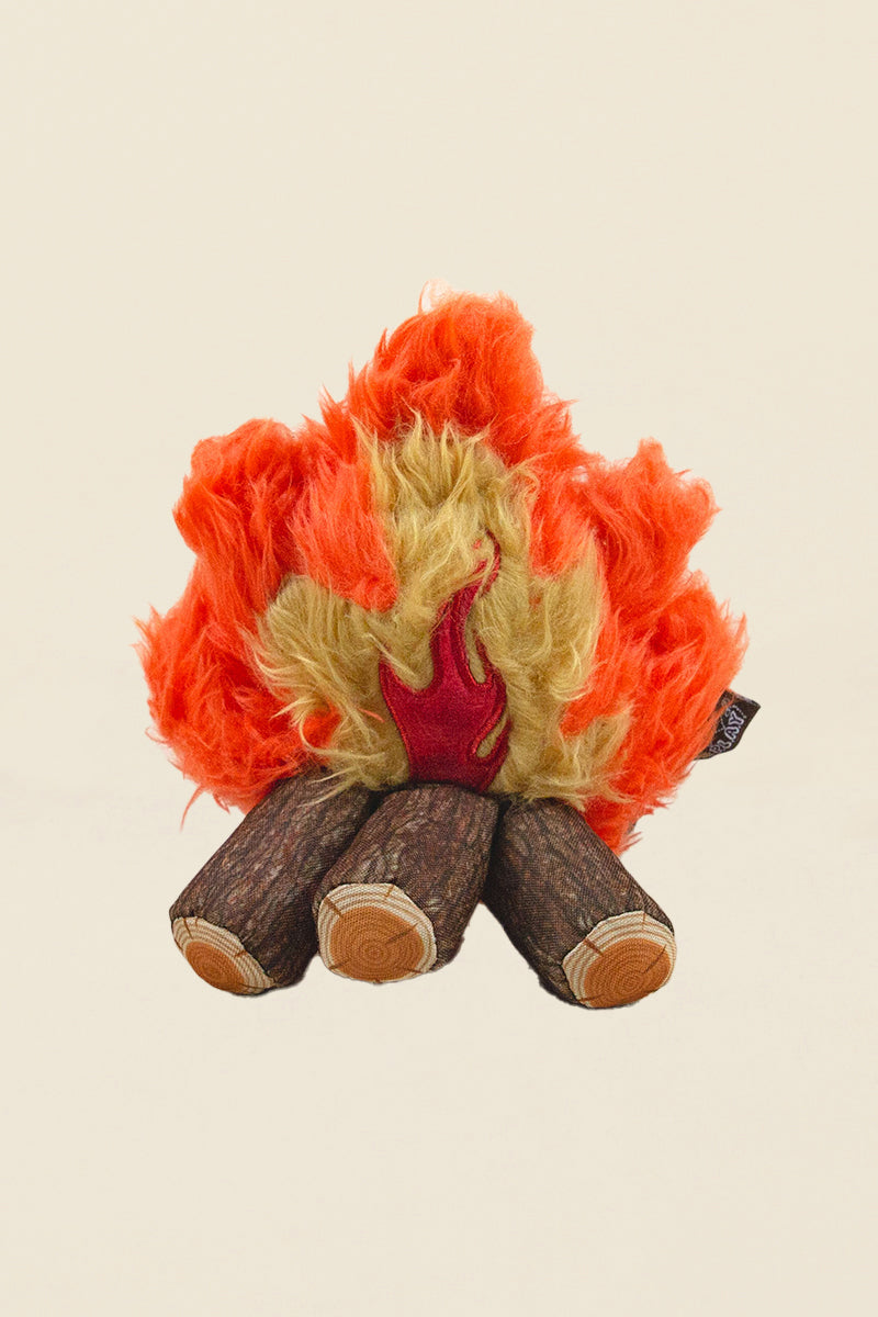 cozy campfire dog toy