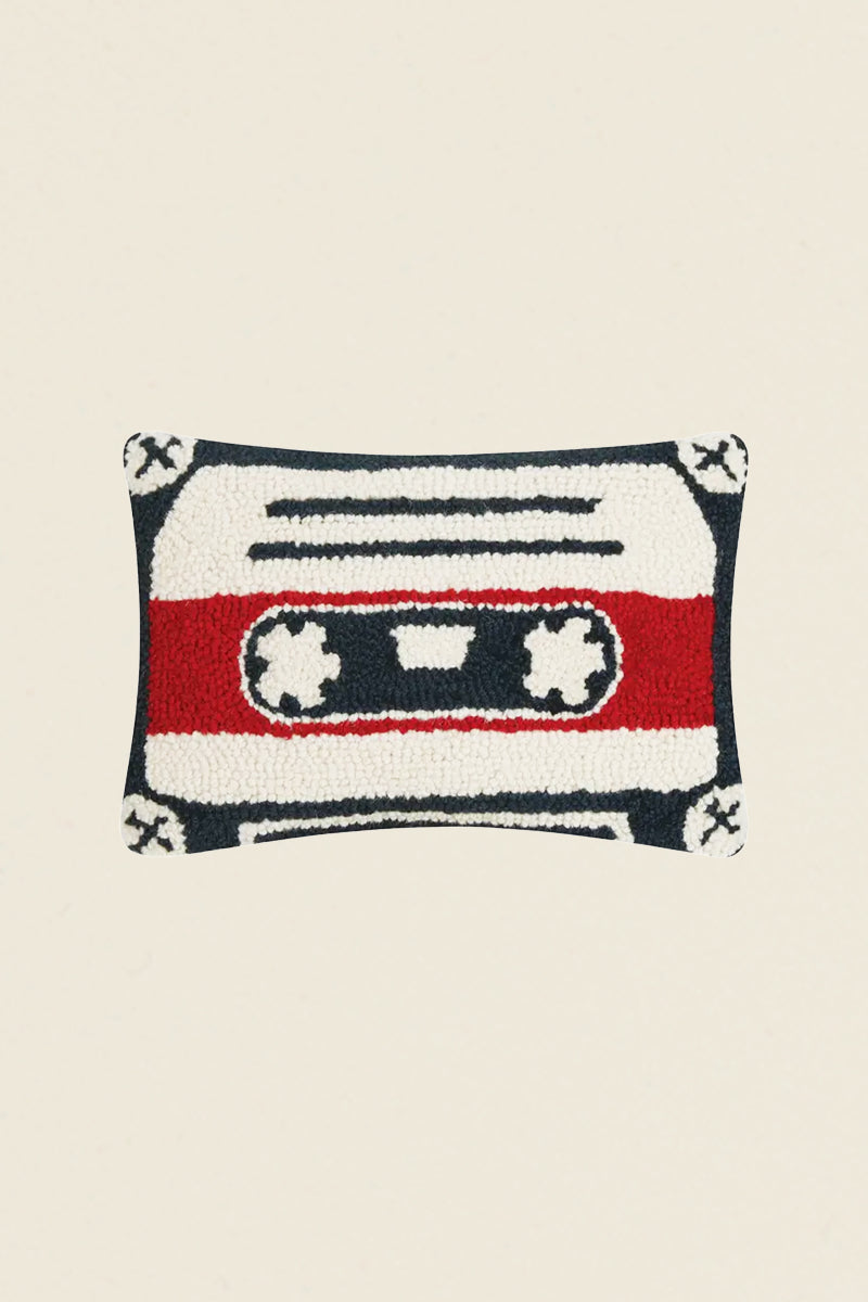 Cassette Tape Hook Pillow