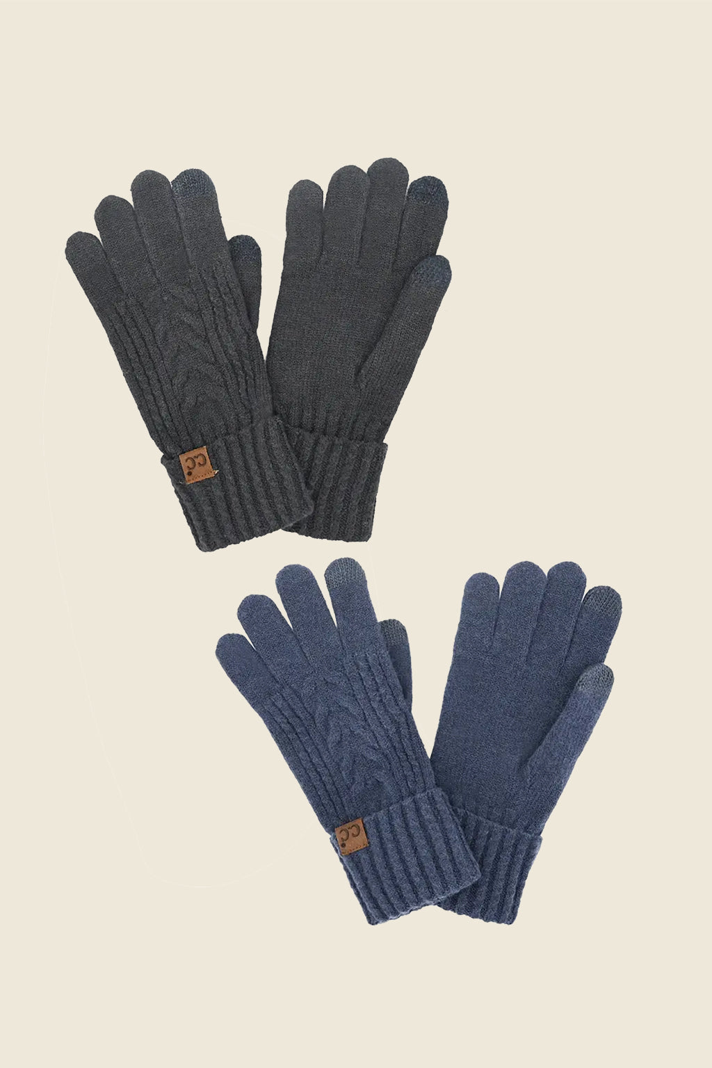 Cable Knit Gloves