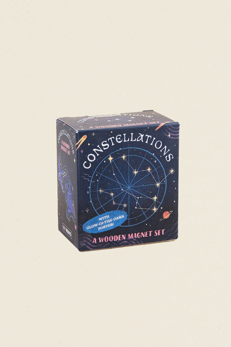 constellations wooden magnet set, final sale