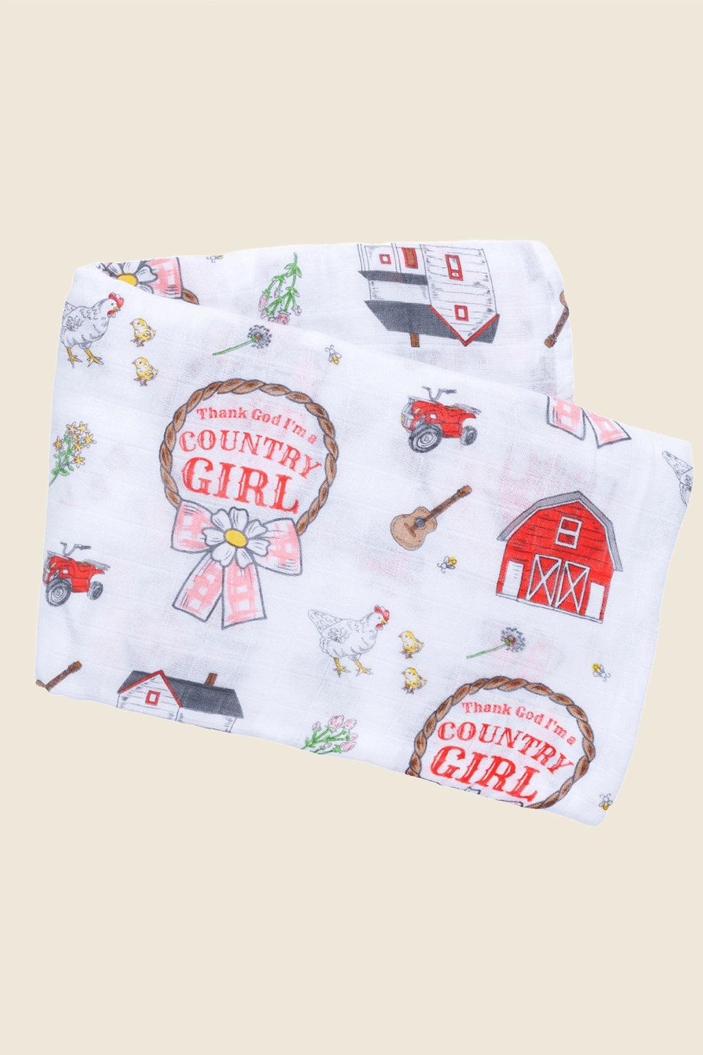 Country Girl Swaddle Blanket