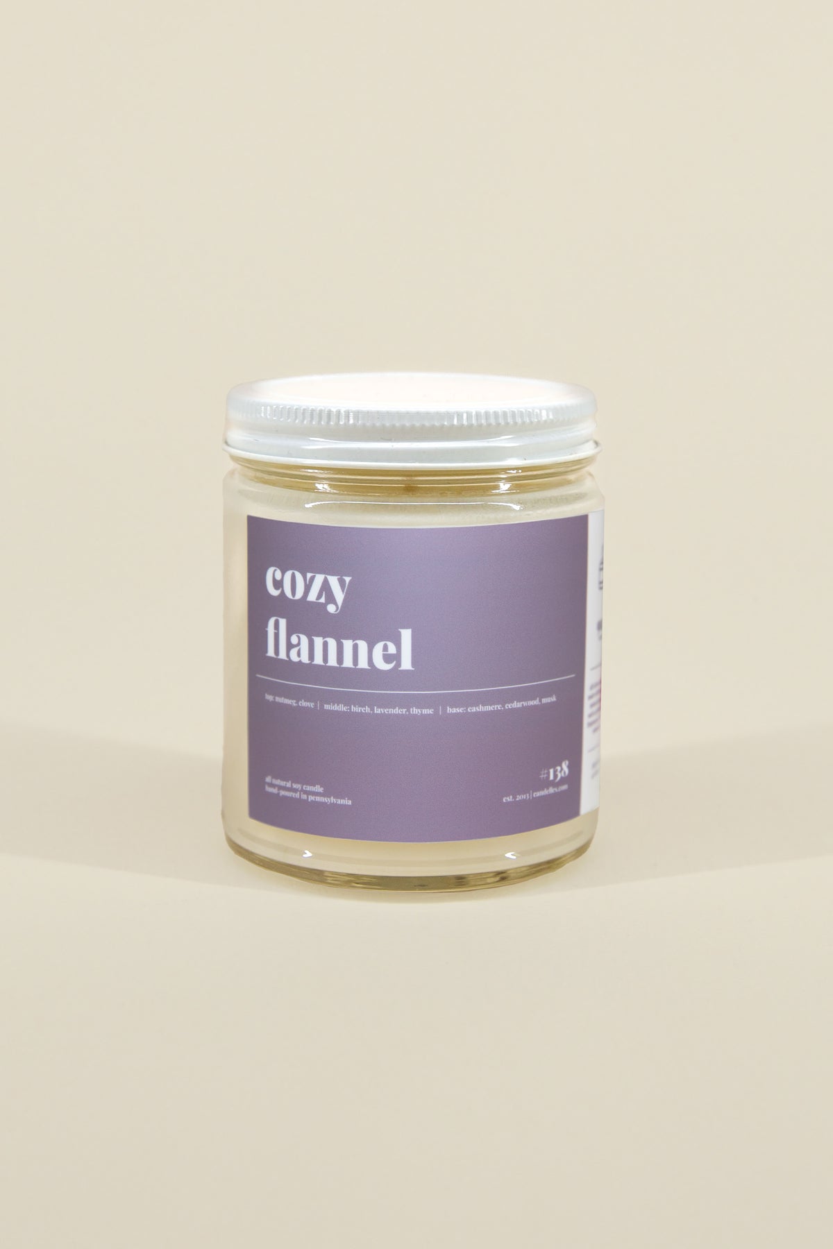 Cozy Flannel Candle