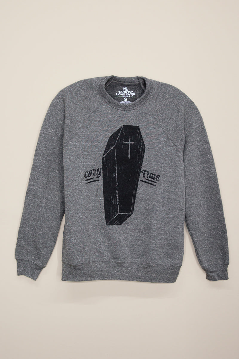 KSG10: Cozy Time Coffin Sweatshirt